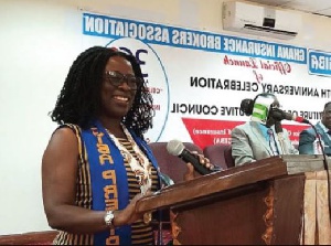 President of Ghana Insurance Broker's Association, Lena Adu-Kofi