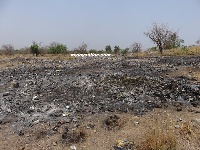 A dump site of one of the assemblies