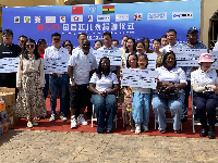 The donation is part of efforts to improve the children’s health and enhance living condition