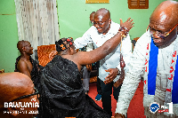 Some Volta Chiefs welcoming Dr. Mahamudu Bawumia