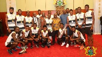 President Akufo-Addo with Black Stars B