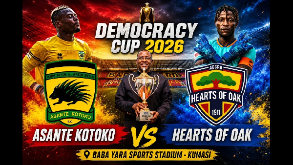Kotoko and Hearts of Oak compete for second Democracy Cup title