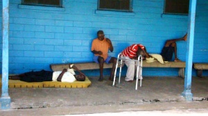 Some patients of the Accra Psychiatric Hospital.