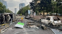 Foto from the violent protest across parts of France