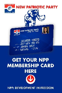 ew Patriotic Party (NPP) identity card