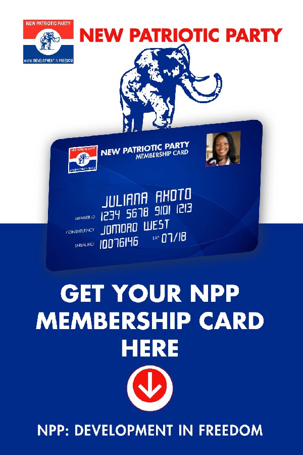 ew Patriotic Party (NPP) identity card