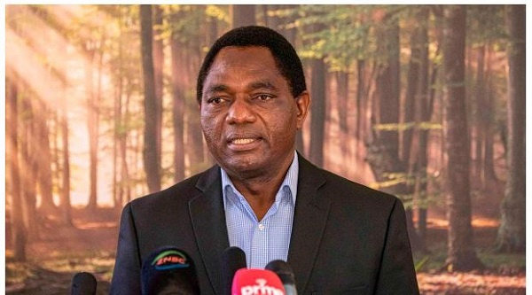 Zambian President Hakainde Hichilema