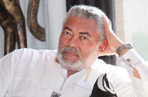 Former President of the Republic of Ghana, Jerry John Rawlings