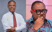 Sylvester Tetteh (L) has criticised Professor Gyampo (R)