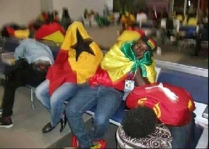 Ghana Supporters Forlorn
