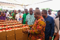 The minister in the midst of other stakeholders