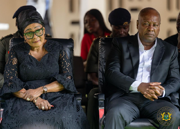 First Lady Lordina Mahama and President John Dramani Mahama