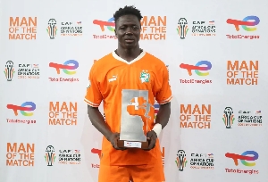 Oumar Diakite scored Cotê d’Ivoire's winning goal against Mali on Saturday