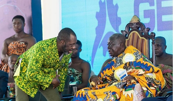 Dr. Matthew Opoku Prempeh and the Asantehene, Otumfuo Osei Tutu II