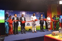 The Deputy Information Minister joined the Chinese Ambassador and others to launch the event