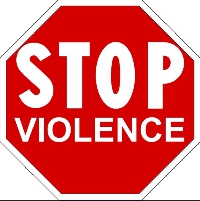 File photo: Stop violence