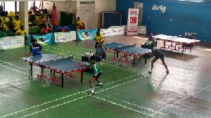 A photo of Table Tennis competition