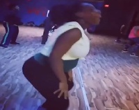 In the video, the actress exhibited all her dancing and twerking moves