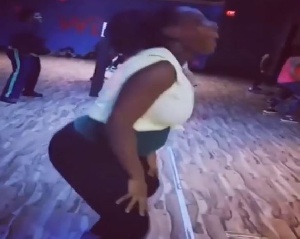 In the video, the actress exhibited all her dancing and twerking moves