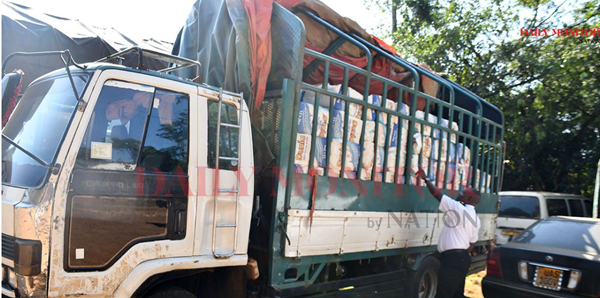The Uganda Revenue Authority has impounded a Fuso truck carrying 10 tons of smuggled wheat flour