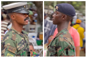 The senior officer advising his brother The senior officer advising his brother