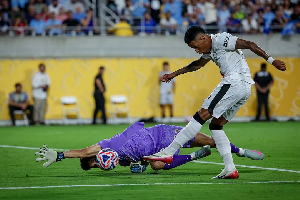 Bounou pulled off an incredible save to stop City's Savinho from scoring