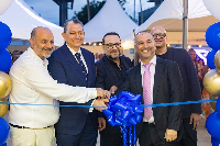 MD for Ideal Home Deco, Tony Haikal leads the sod cutting ceremony