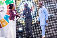 UBA executive receiving the award