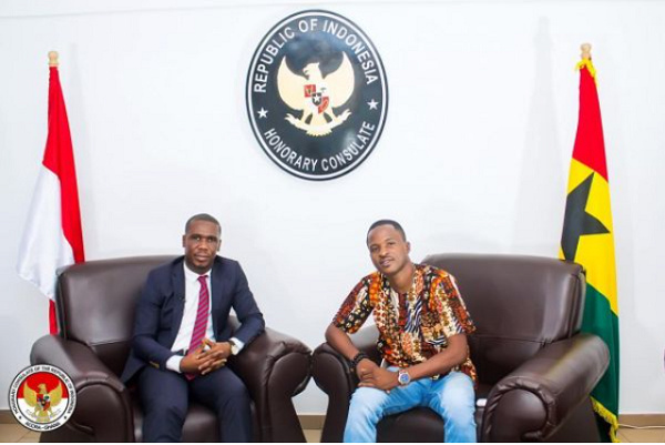 Indonesia Honorary Consul to Ghana, Paskal Rois and GBA president, Attractive Mustapha
