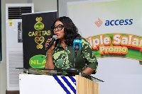 Group Head of Retail Banking, Matilda Asante-Asiedu addressing the gathering at the event