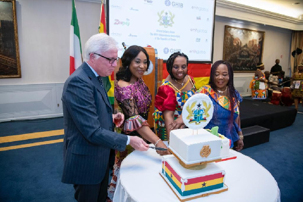 Shirley Ayorkor, Merene Botsio Benyah and other dignitaries at the event