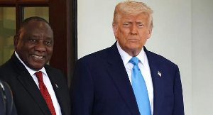 Donald Trump has repeatedly criticised the policies of South Africa's President Cyril Ramaphosa