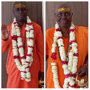 Swami Shankarananda and Swamini Geetananda