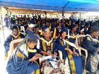 Some graduands during the congregation