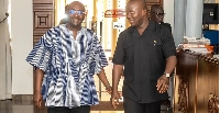 Vice President Dr. Mahamudu Bawumia and Minister of Lands and Natural Resources, Samuel Jinapor