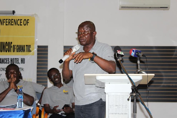 Managing Director of GCB, Mr. Ernest Mawuli Agbesi