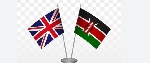 Flags of United Kingdom and Kenya