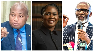 Samuel Okudzeto Ablakwa, Nana Adjoa Hackman and Gabby Asare Otchere-Darko