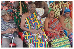 Nana Nkansah Boadu (M) is chief of Agric-Nzema in the Kwadaso Municipality