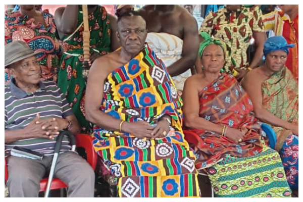 Nana Nkansah Boadu (M) is chief of Agric-Nzema in the Kwadaso Municipality