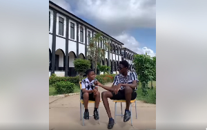 Young Raphael (L) opening up about his days in his basic level education