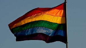 Rainbow flag of the LGBTQ+ movement