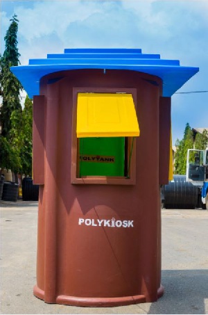 The new upgraded Polykiosk from Polytanks