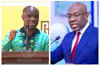 Felix Kwkye Ofosu [L] and Kojo Oppong Nkrumah