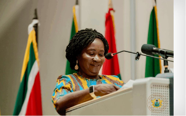 Prof Naana Jane Opoku-Agyemang is the Vice President of Ghana