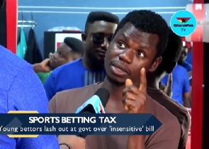 The young bettors say it is insensitive for the government to tax their earnings