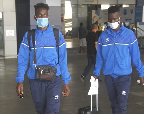 Al Hilal players went through a mandatory coronavirus test at the Airport