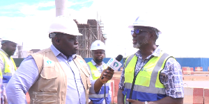 Ing Kwabena Bempong speaking in an interview with a journalist from Citi News Ing Kwabena Bempong speaking in an interview with a journalist from Citi News