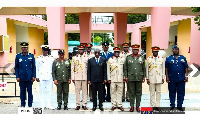 Some of the retired officers in a photograph with current Generals