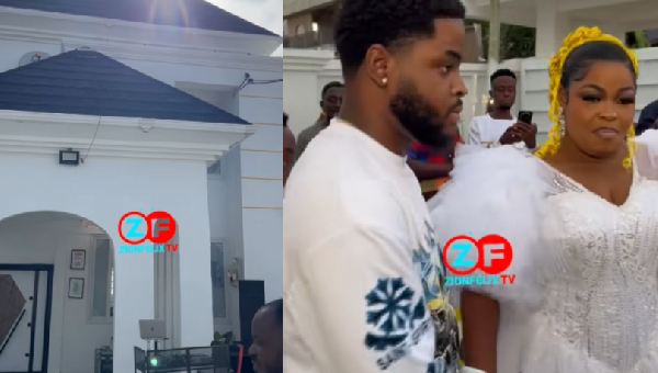 Business mogul Abi 1 unveils lavish mansion in Accra on her 45th birthday